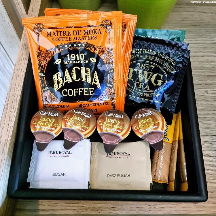 BACHA Coffee and TWG Tea