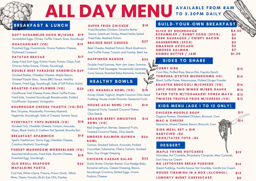 Little Rogue Coffee - All Day Menu