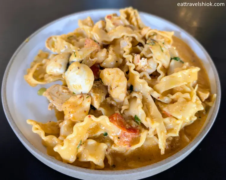 Old Skull Seafood Mafaldine Pasta