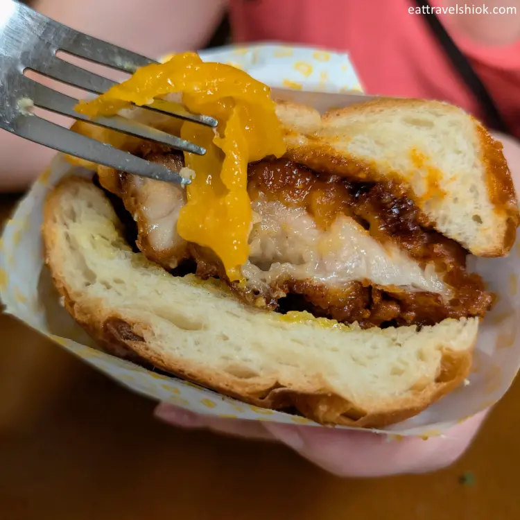 Cheddar from the Chicken Karaage Sando