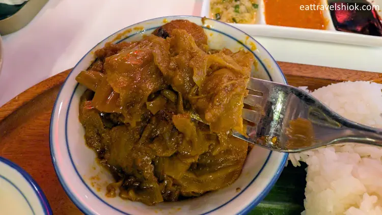 JUWei Old Nanyang Coffee Shop 12 Nonya-Style Cabbage