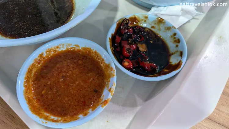 Chili Sauce and Dark Soy Sauce